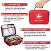 First Aid Kit 340 Piece, Premium Waterproof Hard Shell Medical Kit for Car, Home, Office, Travel, Camping, Sports, Outdoor, School - Emergency First Aid Supplies and Survival Kit