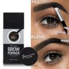 Eyebrow Stamp Stencil Kit Eyebrow Pomade Waterproof Eye Brow Stamping Kit Brow Stamp Trio Kit 10 Eyebrow Stencils With Dual Ended Brow Brush Perfect Natural Brow Pomade Brow Eyebrow Kit Medium Brown