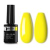 beautilux Yellow Gel Nail Polish, 1Pcs Yellow Color Gel Polish High Gloss Soak Off UV Nail Art Gel Manicure Salon at Home for Women (10ML)
