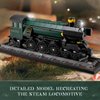 KAZI Steam Train Building Toys Set,Classic Locomotive Display Models for Adults,Retro Flying Scotsman Train Building Blocks for Toy Train Fans Ages 8 Plus,Fun Gift for Train Lovers