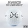 Usher Gifts for Wedding, Wilson Golf Balls Staff Elite, Sleeve of 3 Personalized Golf Balls for Men - Golf Gifts for Men