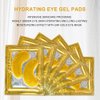 24K Gold Under Eye Mask (20 Pairs) - Under Eye Mask for for Puffy Eyes and Dark Circles. With Hyaluronic Acid & Collagen