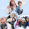 Totelux 100Pcs Winter Temporary Tattoos for Kids Christmas Fake Tattoos Cute Snowflakes Snowman Penguin Tattoo Stickers for Adult Face Body Arm Decoration Christmas Holiday Party Supplies Blue