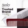 Stanley Essentials Ladies Comb - Dual Sided Coarse and Fine-Tooth Comb Detangles Straightens Smoothens Teases and Styles Wet or Dry Hair Wigs and Beard Perfect for Men and Women of All Hair Types