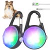 4 Modes Dog Lights for Night Walking, IP68 Waterproof Dog Collar Light, High Capacity Rechargeable Collar Lights for Night Time Clip On, Small and Light Collars
