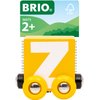 BRIO – Letter Train Z | Wooden Train Set Accessory Toy for Kids Age 2 Years Up