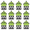 Big Dot of Happiness Goaaal - Soccer - Treat Box Party Favors - Baby Shower or Birthday Party Goodie Gable Boxes - Set of 12
