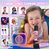 Karaoke Machine for Kids Adults, Portable Mini Karaoke Speaker with 2 Wireless Microphones, Stereo Sound and Colorful Lights, Toys Birthday Gifts for Girls 4, 5, 6, 7, 8, 9, 10, 12+ Years Old Toddler