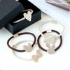 Faerie Elastic hair band Ponytail Elastic hair band Elastic hair band Women's hair accessories Cute hair band Shiny headband (10)