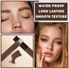 QIUFSSE Eyebrow Mascara Brown Brow Glue,2PCS Waterproof Eyebrow Gel Tinted Gel Para Cejas Natural Eyebrow Makeup for Women-2PCS 04 Dark Brown