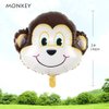 Jungle Safari Birthday Party Decorations - 6 Pack Giant Safari Animal Balloons for Boy Kids Safari Jungle Baby Shower Wild One Birthday Zoo Party Decorations