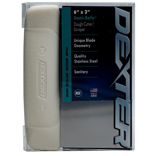 Dexter - Sani-Safe 6" x 3" Dough Cutter-Scraper, 1 Each