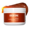oVertone Haircare Color Depositing Conditioner - 8 oz Semi Permanent Hair Color with Shea Butter & Coconut Oil - Temporary Hair Color Dye - Vegan, Cruelty-Free - Ginger