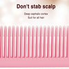 3 Pieces Plastic Rat Tail Comb Pintail Comb Fiber Teasing Comb 9 Inch Styling Comb with Thin and Long Handle for Men Women Salon Home Supplies