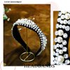 Coridy Black Rhinestone Headbands for Women Crystal Pearl Hairbands Beaded Headbands Baroque Wide Hair Bands Jewelled Head Bands for Women's Hair (Fashion)