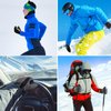 DOFOWORK Ski Gloves - Winter Gloves Waterproof Breathable Snowboard Gloves for Cold Weather, Snow Gloves for Men/Women - Gray