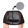 1 Pc Black Mesh Weaving Caps Silicone Grip Elastic Band Wig Cap with Removable Adjustable Silicone Nonslip Wig Band for Making Wig Keeping Wig in Place