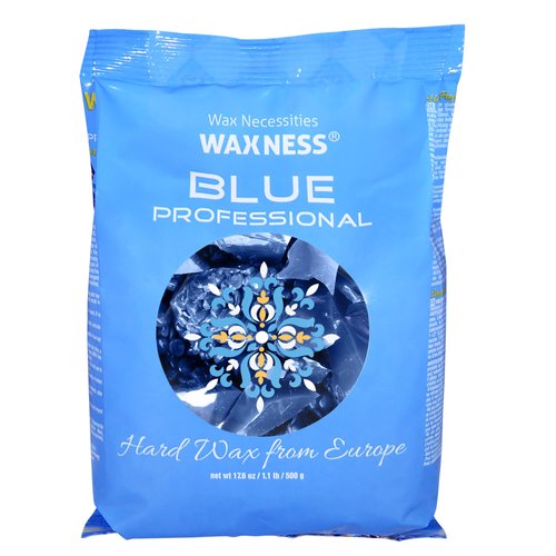Waxness Premium Hard Wax Beads Blue Pro 1.1 Pounds