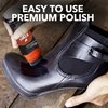 KIWI Instant Shine & Protect, Brown Liquid Shoe Polish, 2.5 oz (1 Bottle with Sponge Applicator)
