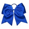 New "ROYAL BLUE" Cheer Bow Pony Tail 7 Inch Girls Hair Bows Cheerleading Dance Practice Football Games Competition Birthday Solid Color Grosgrain Ribbon