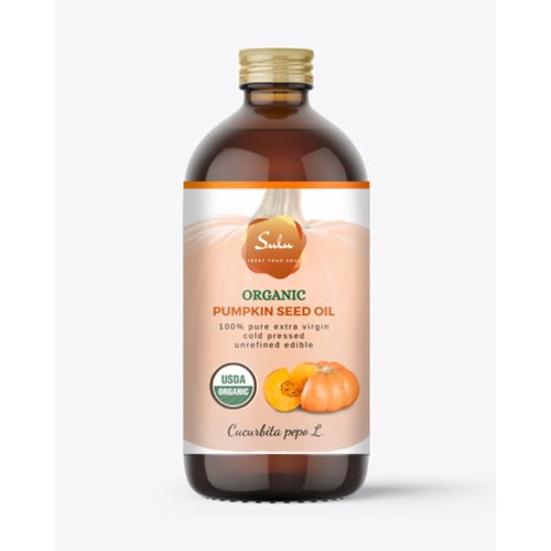 Pumpkin Seed Oil-USDA Organic Cold Pressed Unrefined Virgin (16 oz)