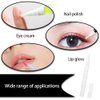 QUANXILXU 5 Pcs 3 ml Transparent Twist Pens,Empty Nail Oil Pen with Brush Tip Cosmetic Lip Gloss Container Applicators,Eyelash Growth Liquid Tube Cosmetic Rotary Twist Pens with Brush Tips