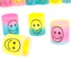 PowerTRC 144 Pcs Mini Slinky Party Favors Mini Slinkies Bulk, Emoticon Rainbow Spring Toys Goodie Bag Stuffer, Coil Spring Toy for Carnival Prize Classroom Exchange Gifts
