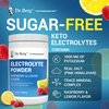 Dr. Berg Zero Sugar Hydration Keto Electrolyte Powder - Enhanced w/ 1000 mg of Potassium & Real Pink Himalayan Salt (NOT Table Salt) - Raspberry & Lemon Flavor Hydration Drink Supplement, 100 Servings