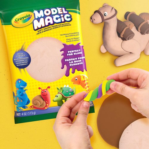 Crayola Model Magic - Bisque (4 oz), Modeling Clay Alternative, At Home Crafts For Kids, Gifts