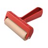 Speedball Pop-in Soft Rubber Brayer, 4" – Roller Tool for Crafting and Block Printing, Vinyl, Comfort Grip Handle