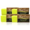 Marie Ernst 2-Pack, 4 Lemon Half Bar Soaps That Combine into 2 Full Lemon Verbena Bars, Shea Butter, Olive Oil, Aromatic Scented Lemongrass, Vegan Bath Soap for Men and Women