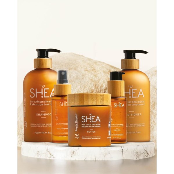BEAUTY GARAGE Pure African Shea Retention Treatment Hair Mask 500ml…