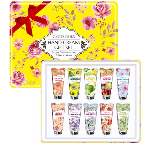 10 Pack Hand Cream Gifts,Christmas Gifts for Women,Stocking Stuffe for Teen Girls,Bridesmaid Gifts,Thank You Gifts Hand Cream for Dry Hands,Teacher Gifts Birthday Hand Lotion Gifts Set for Coworkers