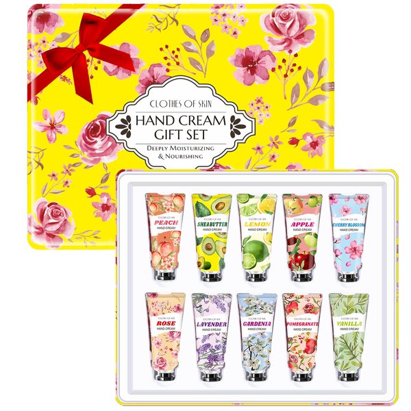 10 Pack Hand Cream Gifts,Christmas Gifts for Women,Stocking Stuffe for Teen Girls,Bridesmaid Gifts,Thank You Gifts Hand Cream for Dry Hands,Teacher Gifts Birthday Hand Lotion Gifts Set for Coworkers