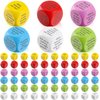 Libima 60 Pcs Wood Conversation Cubes Activity Dice Set Wood Question Dice Social Emotional Learning Activities for Classroom School Counselor Teacher Party Game Supplies Speech Therapy Toys