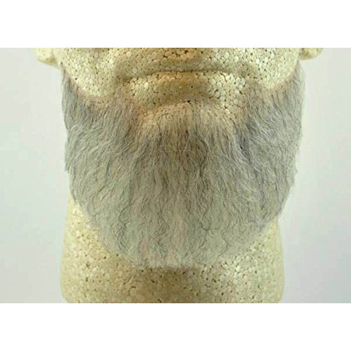 Full Chin Beard LIGHT GREY w/ Spirit Gum - REALISTIC! Perfect for Theater and Stage - Reusable! 2023