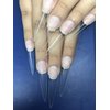 YIMART 500pcs Acrylic Medium Long Stiletto Nail Tips Easy Coffin Nails Sharp False Nail Art Tips For Nails Salon (Clear)