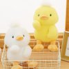 OUKEYI Plush DucklingsSoft Stuffed Animals，Velvet Duck Stuffed Animals Soft for Toddlers Kids Boys Girls (Yellow 23 cm)
