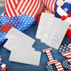 Whaline 6 Sheets Patriotic Nail Stamping Plates Kit Happy 4th of July American Flag Stars Gnome Image Stamp Templates 4th of July Nail Art Plates for Independence Day DIY Print Manicure Salon Design