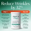 ALGAECAL Collagen: 4 Clinically-Supported Peptides VERISOL®, FORTIGEL®, UC-II®, FORTIBONE®, Anti-Aging Hydrolyzed Collagen Powder, 30 Servings, Made in USA