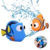 Kid Shower Toy Baby Bath Squirt Toys,Shark Bathtub Water Toys,4pcs Toddlers Infant Swimming Pool Toys,for Birthday Gifts Summer Beach,Pool Activity