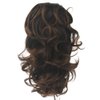 Flonding 12" Women's Ponytail Short Curly Claw Clip in Pony Tail Hair Piece Wavy Extension Wig Hairpiece Jaw Clip Hair Extensions (1T33)