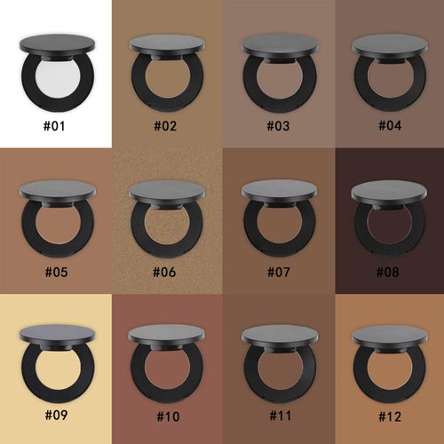 Vodisa Flawless Pressed Powder, Setting Powder Makeup, Longwear Face Powder Foundation, Smooth Complexion, Portable Compact Long-Lasting Matte Finish 03