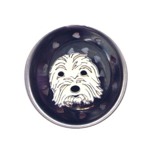 Enamel Kitchen Strainer Rascal the Dog