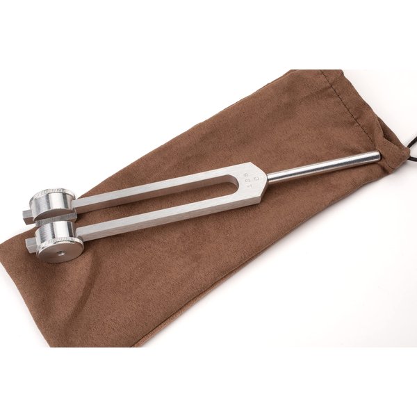 Otto 128 Hz Tuning Fork for Healing and Medical Practices by Omnivos for Reducing Pain from Inflammation, Reduce Stress, Meditation, Machined not Molded, Made in the USA