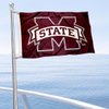 College Flags & Banners Co. Mississippi State Bulldogs Golf Cart and Boat Flag