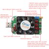 DROK USB Load Tester, Electronic Load Test Resistor Module 25W LD25 USB and Type C Interface Discharge Adjustable Constant Current 0.25A-4A Intelligent Temperature Control with Cooling Fan