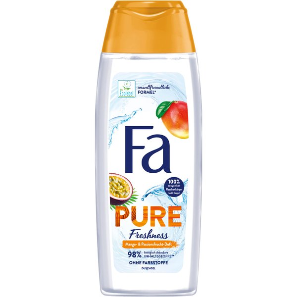 Fa- Pure Freshness Shower Gel- 250ml, 1.41 Fl Oz (Pack of 6), White