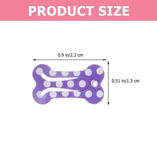 5 Pcs Red Dog Hair Clips Mini Bone Snap Dog Barrette Small Snap Hair Clips Pet Hair Barrettes Pet Hairpin Dog Hair Accessories Appare