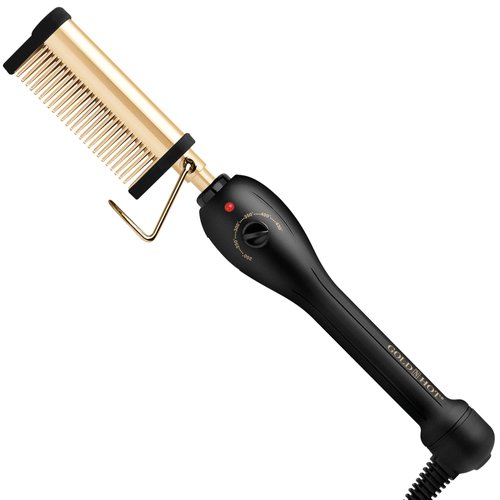 Gold N Hot Professional 24K Gold Pressing &amp; Styling Comb | Great for Lifting and Straightening